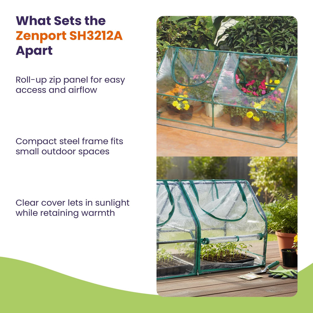 Garden Cold Frame Greenhouse Cloche - 10 Pack