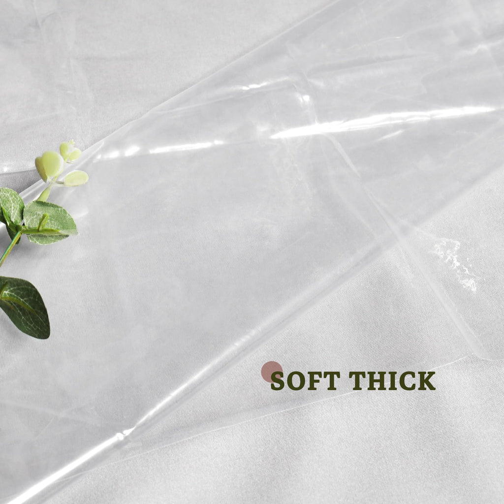 Extra Heavy Duty Shower Curtain Liner Clear, 72x72