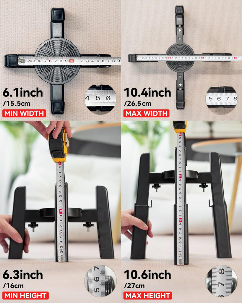 Dog Bowl Stand with Adjustable Height and Width [Stand Only]