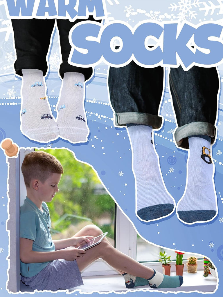 20 Pairs Boys Crew Dress Socks