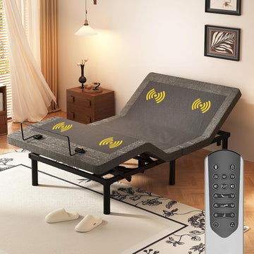 Twin XL Massage Adjustable Bed Frame with Remote