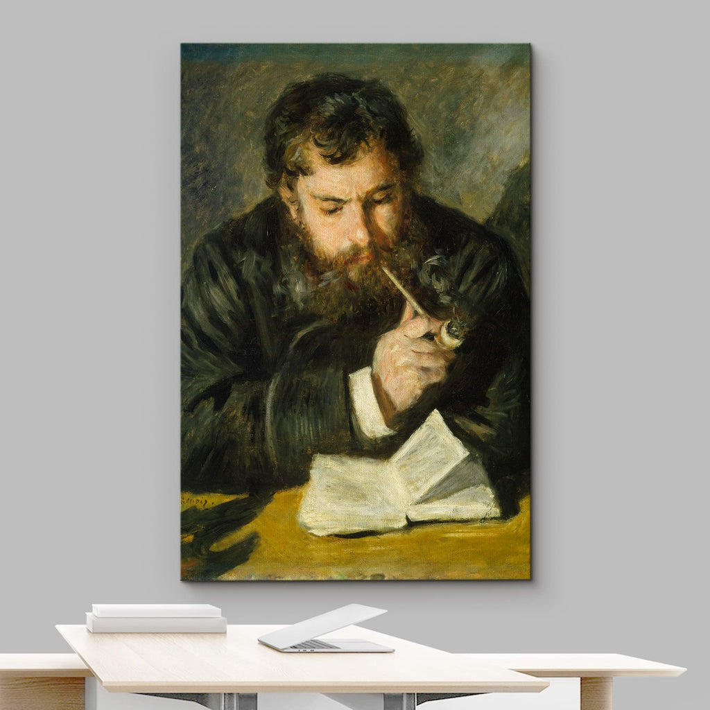 Canvas Print Wall Art The Reader Renoir Claude Monet Classical Illustrations Fine Art Decorative Vintage Watercolors