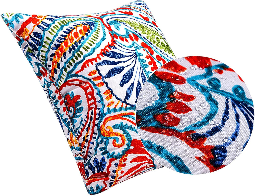 Outdoor Throw Pillows Decorative Outdoor Accent Pillows with Insert | Outdoor Throw Pillows Patio Pillows with