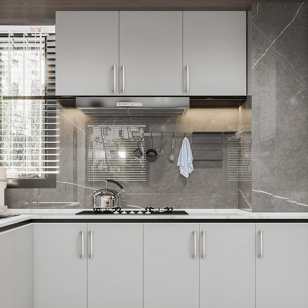 10 Pack Brushed Satin Nickel Cabinet Pulls 7 Inch(177MM) Hole Centers Kitchen Cabinet Handles Hardware Kitchen