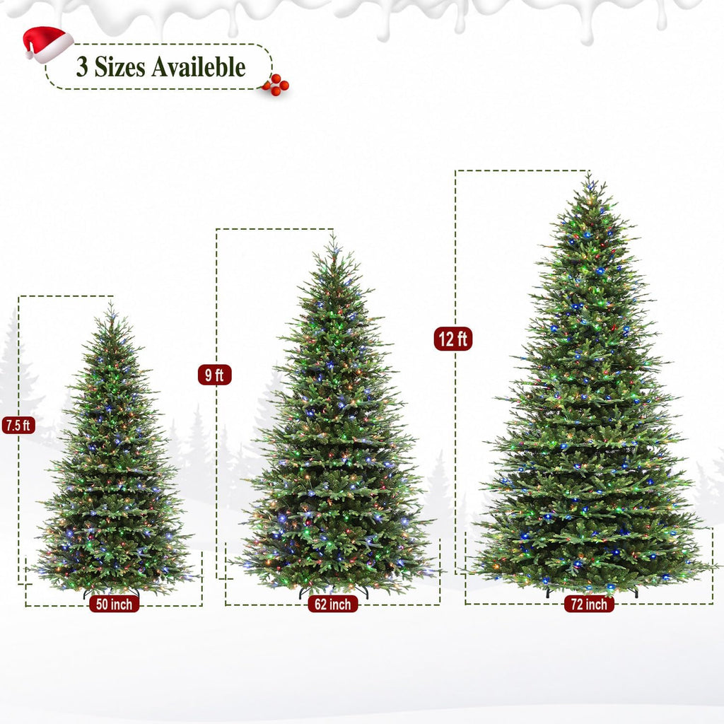Prelit Premium Christmas Tree with 5179 PE&PVC Hinged Tips