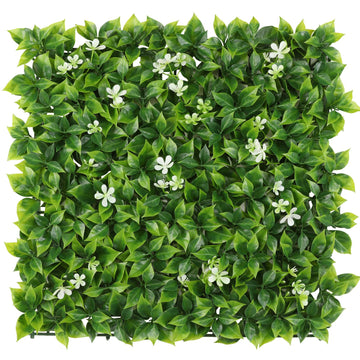 20"×20" Artificial Grass Wall Panels 12pcs Greenery Backdrop Wall Panel