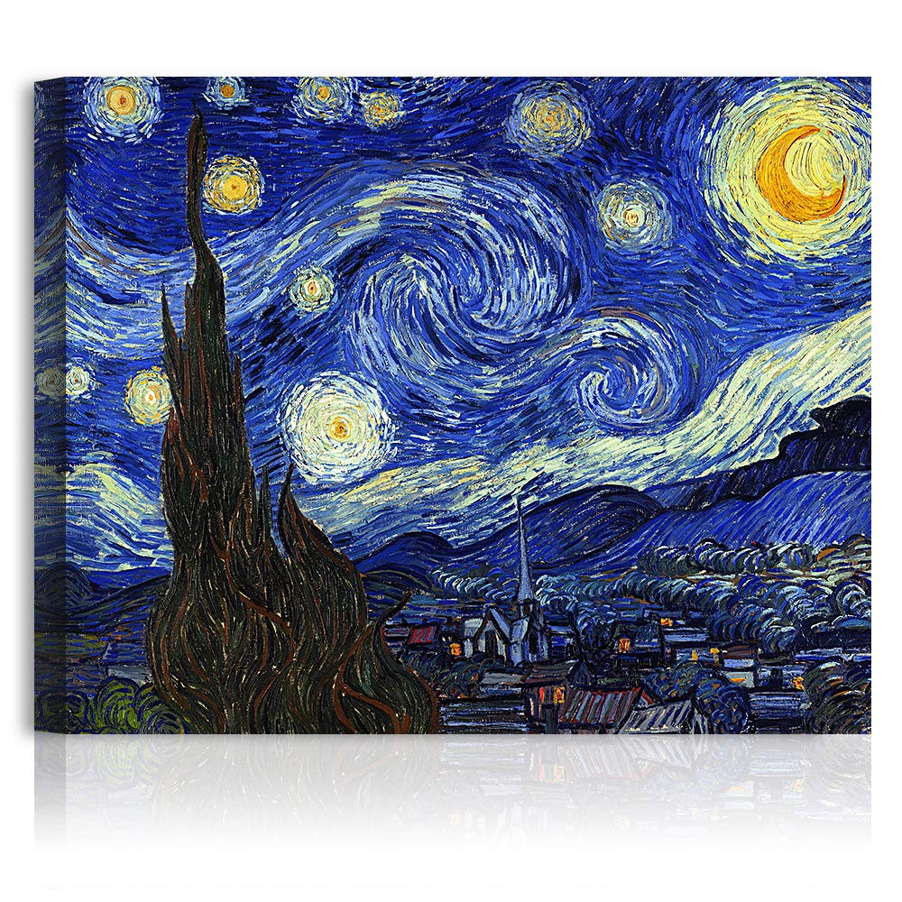 The Starry Night by Vincent Van — Wall Art | Casa Home Living