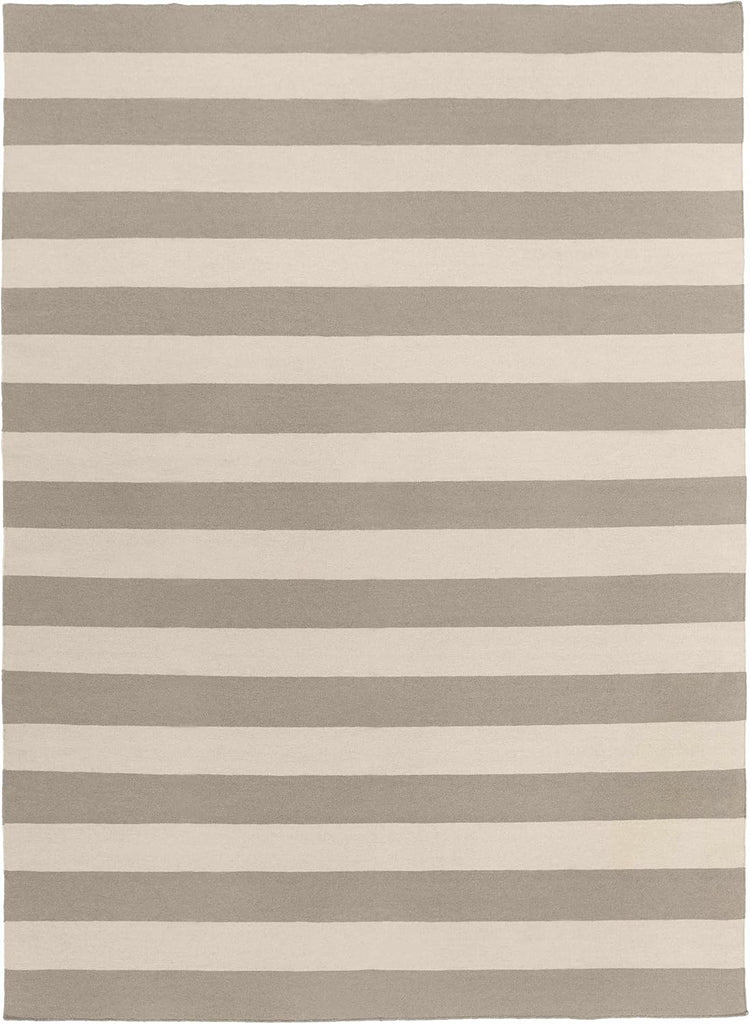 Winchester Wool Living Room, Bedroom Area Rug - Striped - Traditional Transitional Modern Contemporary Minimalist