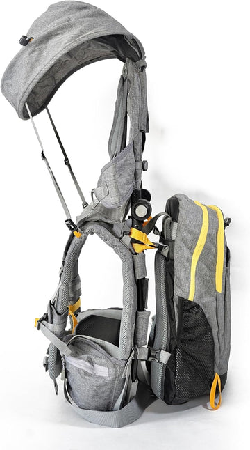 OE Shoulder Hiking Carrier For Child and Toddler 1- 4 years old with Detachable Backpack and Sunshade, Foldable
