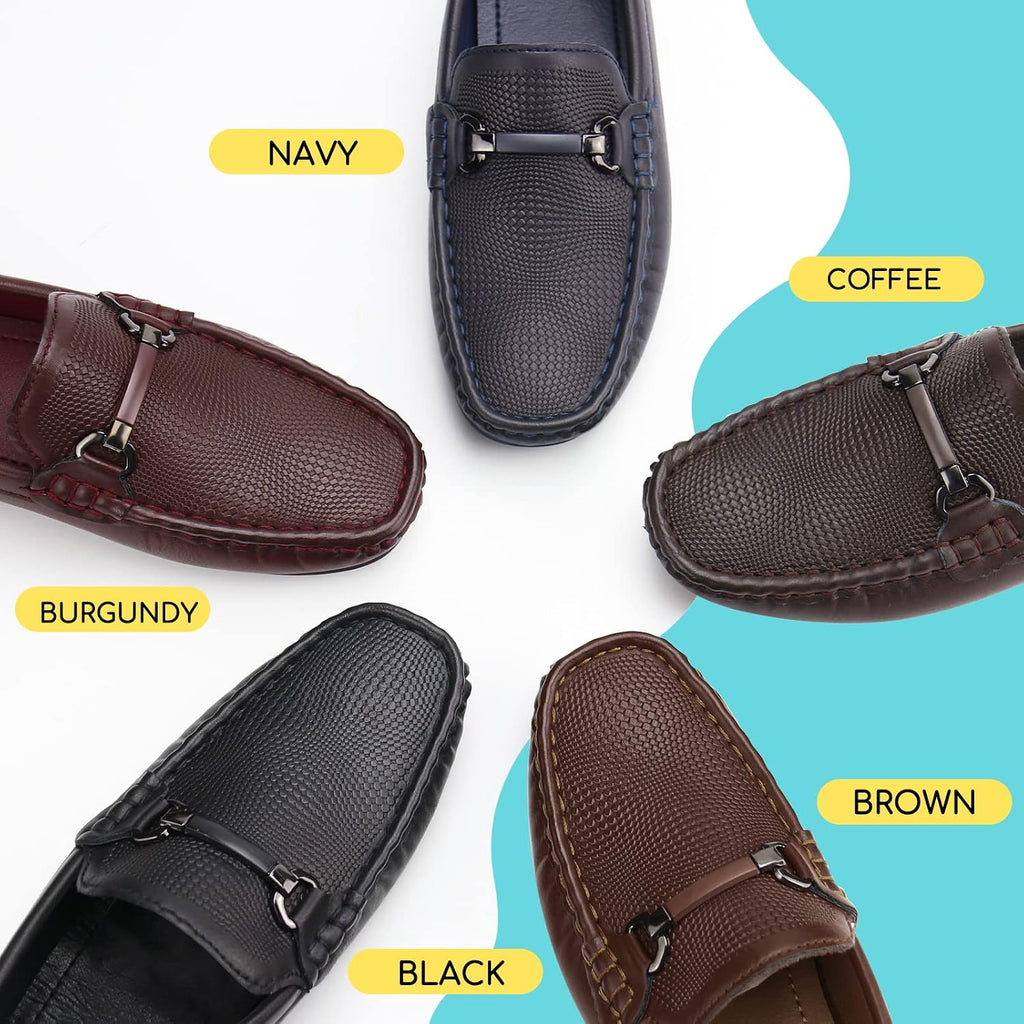 Kids Penny Loafer Casual Slip-On Moccasin Flats Boys Dress Shoes