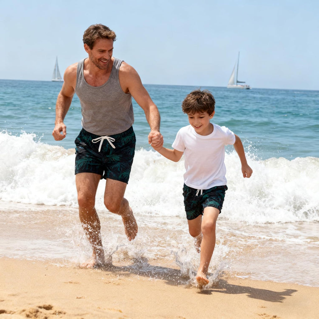 Boys Swim Trunks Boxer Brief Swim Shorts Bathing Suits