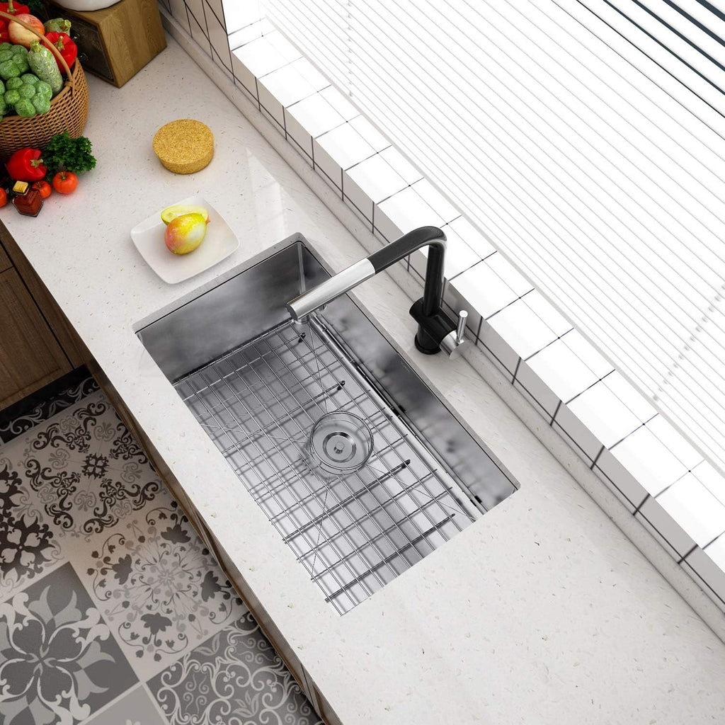 32-Inch Undermount Kitchen Sink, Premium 304 Stainless Steel Bar Sink - 10 Inches Deep Basin Single Bowl Sink