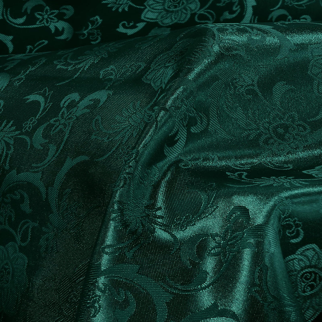 Green Satin Fabric, 1 Yard, 60 Inches Wide