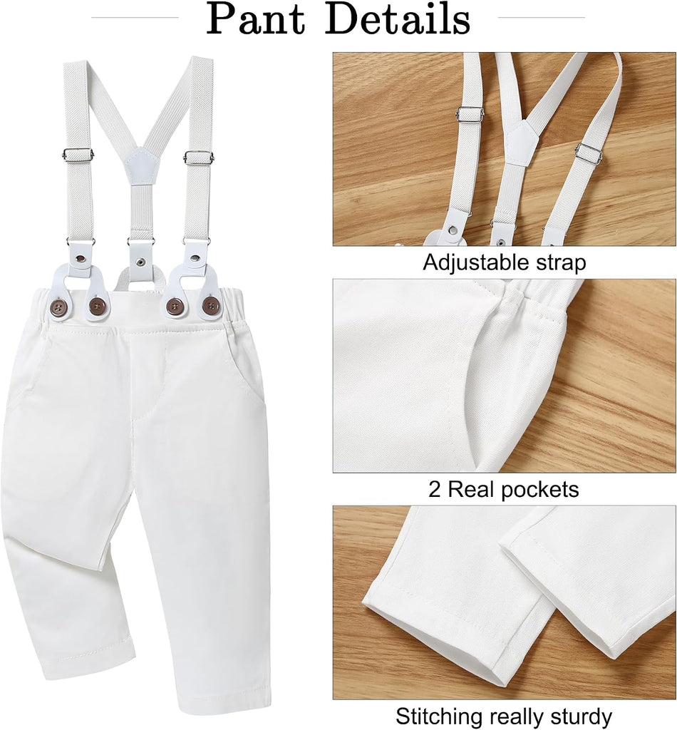 Baby Boy Clothes Suit Boys Baptism Easter Outfits 5Pcs Set