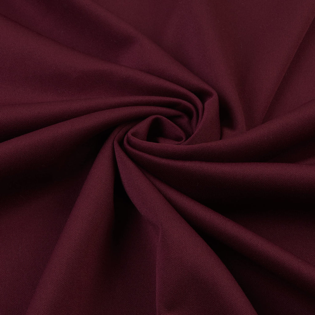Techno Scuba Stretch Stretch Knit Wine, Fabric by the Yard