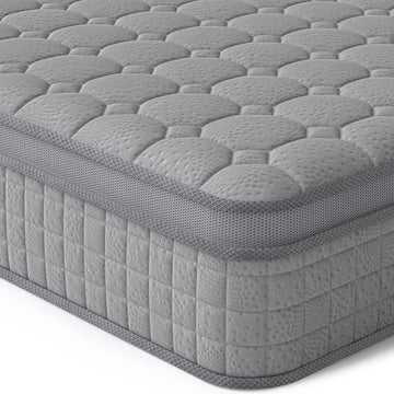 Full Mattress, 10 Inch Full Size Hybrid Mattress in a Box | Memory Foam & Pocket Spring Box Top Mattress for Pressure