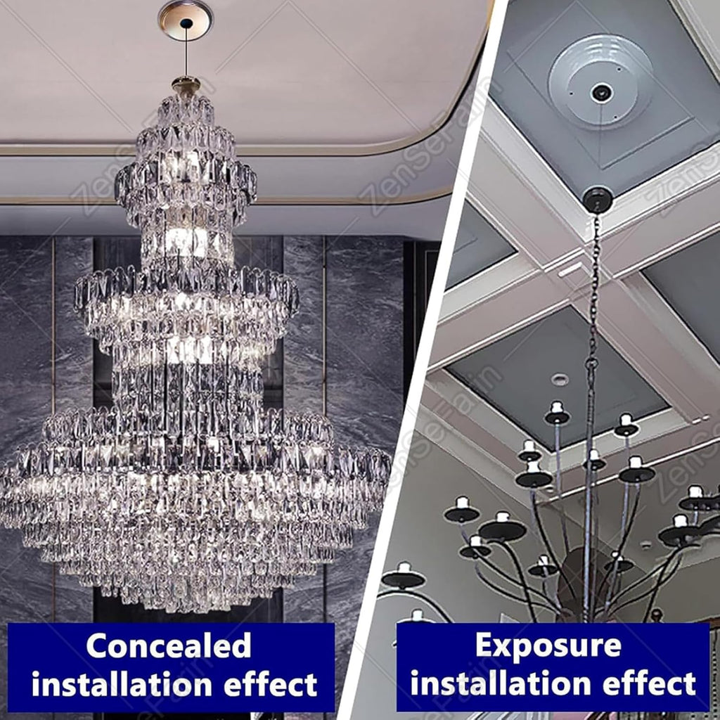 154 lb Motorized Chandelier Lift System with Remote Control – Light-Duty