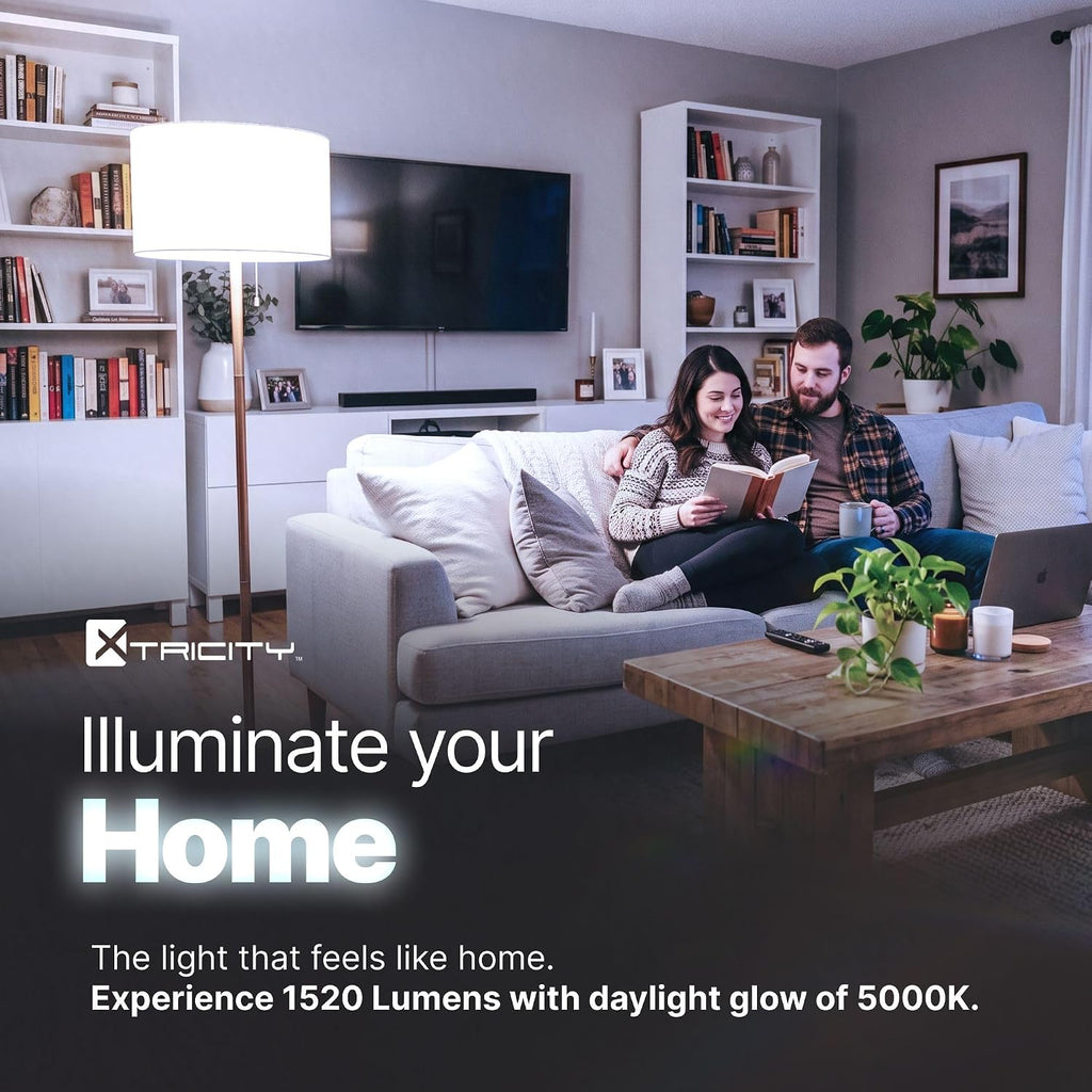 Compact Fluorescent Light Bulbs T2 Spiral, E26 Base, 23W (100W Equivalent), 5000k Daylight, 1520 Lumens, CFL, 120V