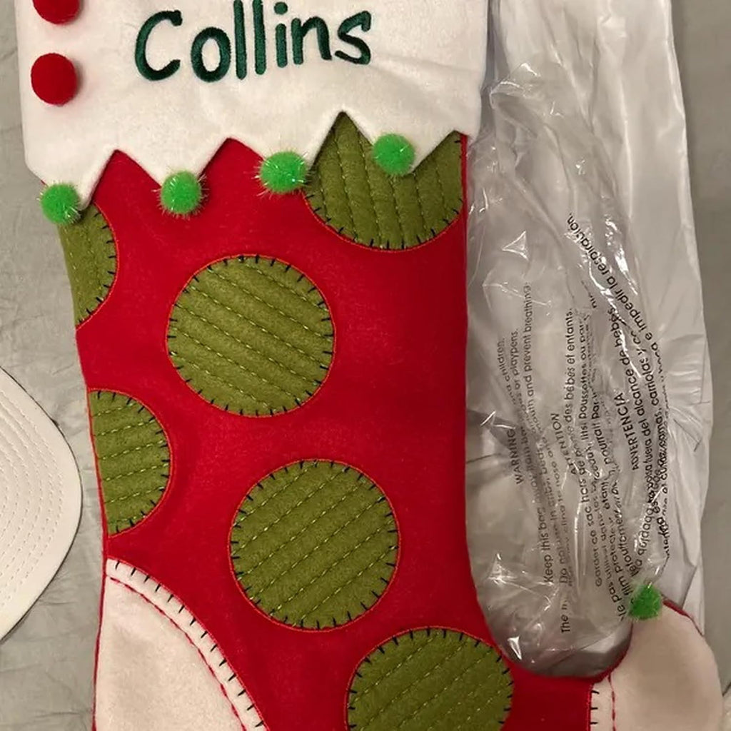 Personalized Whimsical Jester Stocking - 19 Inch
