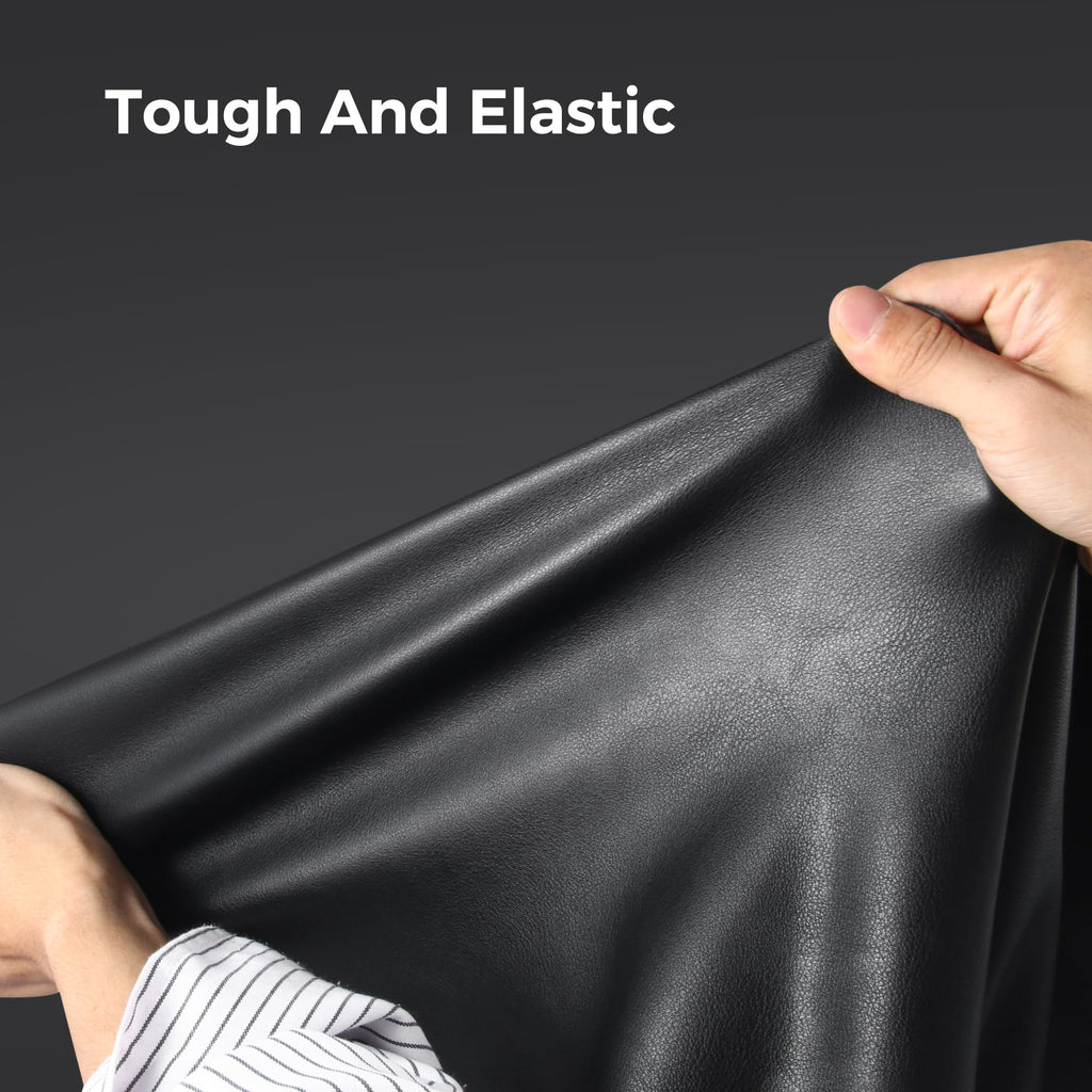 Faux Fur Fabric - Faux Leather Sheets PU Material 1.2mm Thickness Soft and Stretchy Apply to Outdoor Boat Automotive