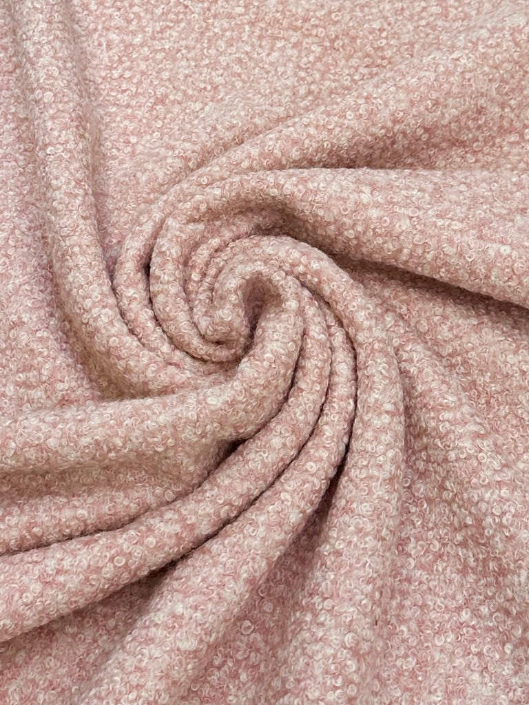 Luxurious Lamb Faux Wool Fabric: Plush Lambswool Texture with Two-Way Stretch - 3mm Thickness - 58/60" Width