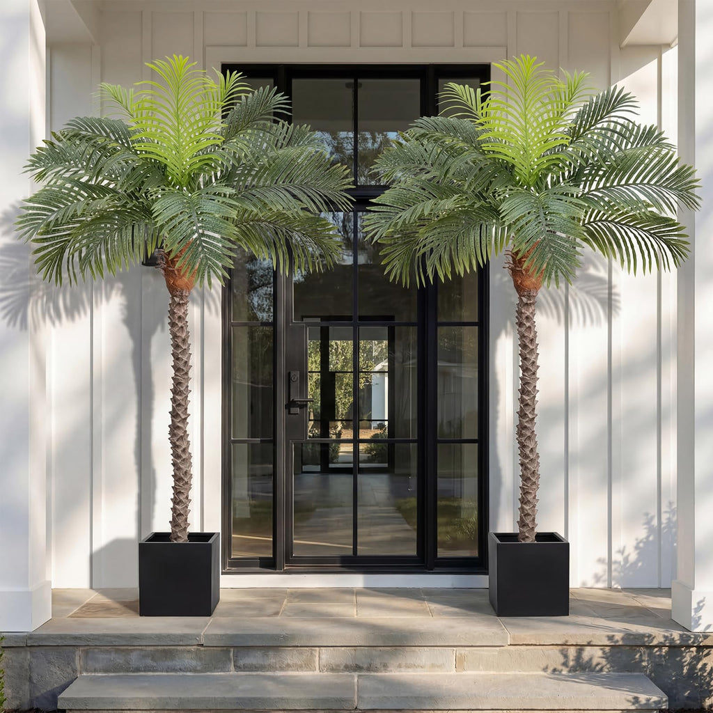 6ft Tall Artificial Phoenix Palm Tree for Outdoor Indoor Decor, Large Faux Coconut Silk Palm Tree Tropical Fake Tree