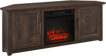 Camden Corner Fireplace TV Stand Fits 65"+ TVs