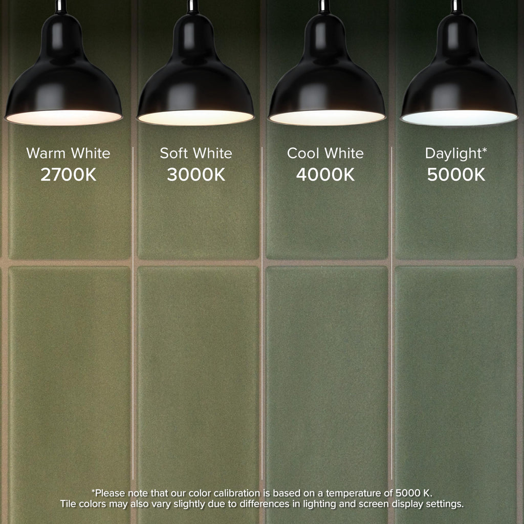 Peel and Stick backsplash, Stacked Olive Green, 11.43"x9"