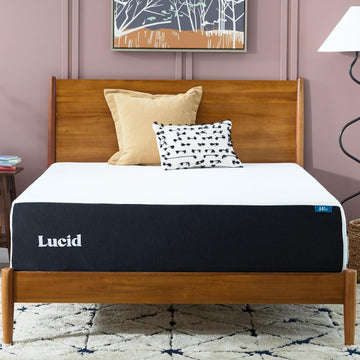 14" Plush Gel Memory Foam Mattress - Bamboo Charcoal & Cooling Gel - Fiberglass Free - Bed in a Box - CertiPUR-US