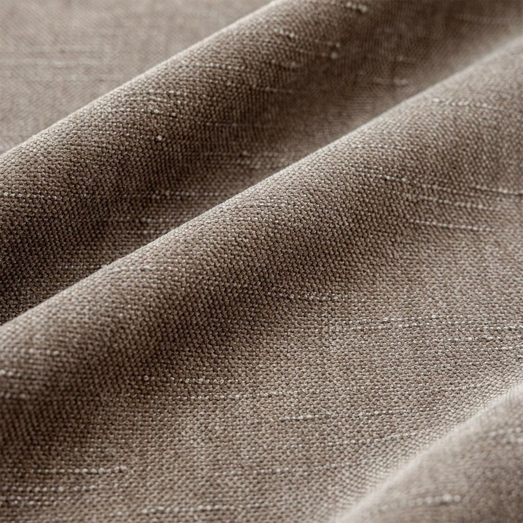 Solid Textured Chenille Throw Pillow Covers 20x20 Inch, Taupe