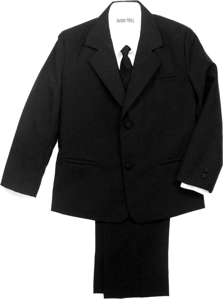 Boys Formal 5 Piece Suit with Shirt and Vest