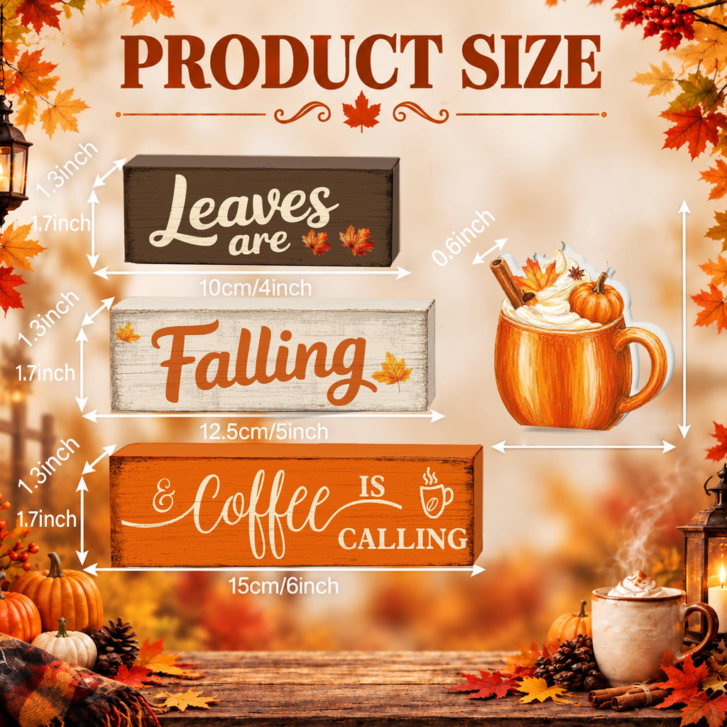 Fall Decorations, Fall Table Decor Gifts Wood Sign