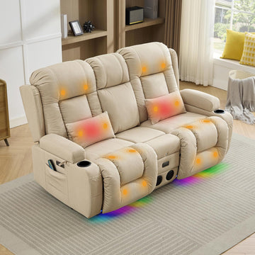 Wall Hugger Power Loveseat Recliner