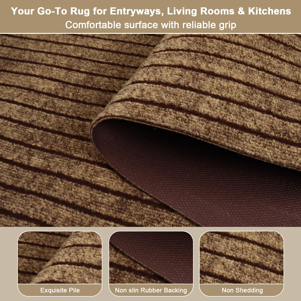 3 x 8 Ft Non Slip Entryway Runner Rug