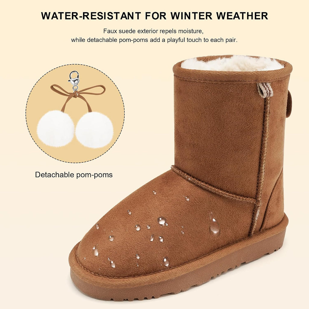Kids Winter Boots Girls Boys Snow High Ankle Boots