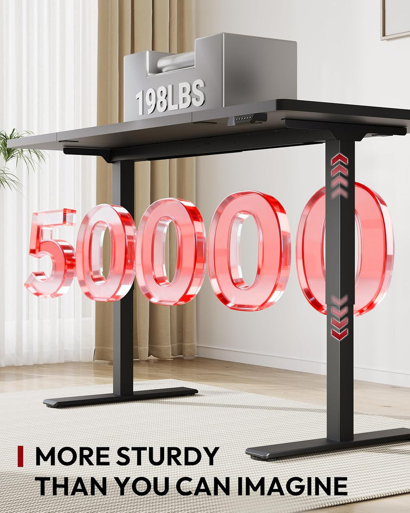 Dual Motor 71''x 32'' Large Height Adjustable Standing Desk | Sit Stand Desk with Splice Board , Ergonomic Computer