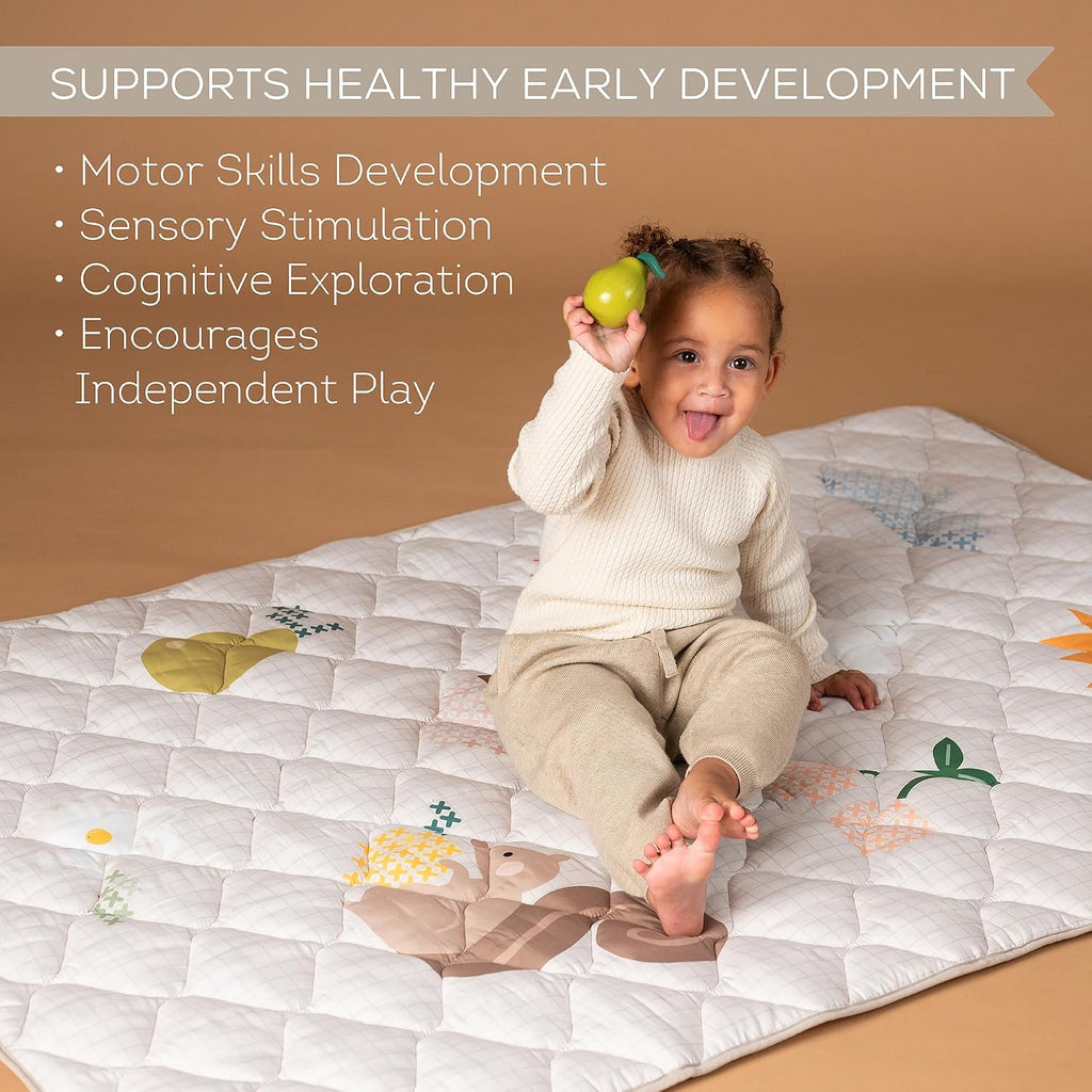 Baby Play Mat, Washable Crawling Mats for Play/Development, Lightweight/Foldable, Babies 0-6 Months, Toddlers Infants
