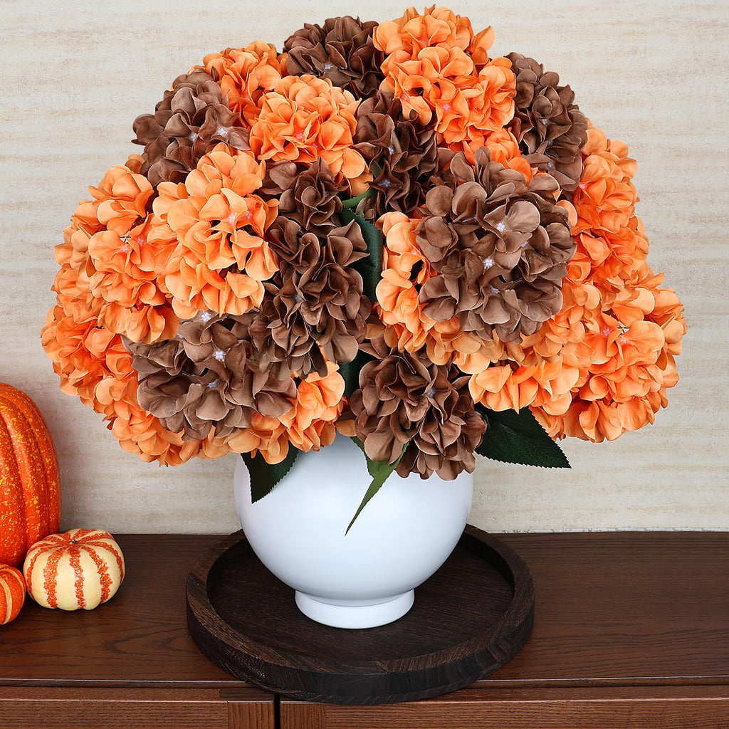 Fall Orange Artificial Bulk - 6 PCS Large 54 Heads