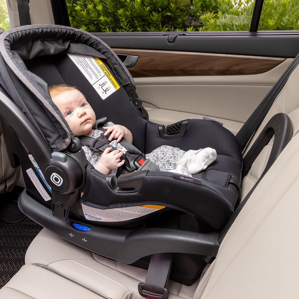Diono LiteClik 30 R SafePlus Infant Car Seat and Base, Rear-Facing for Infants 4-30lbs, SafePlus Engineering, with