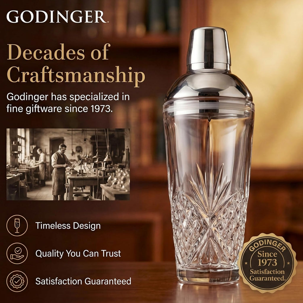 Dublin Cocktail Shaker, Martini Shaker, 17oz