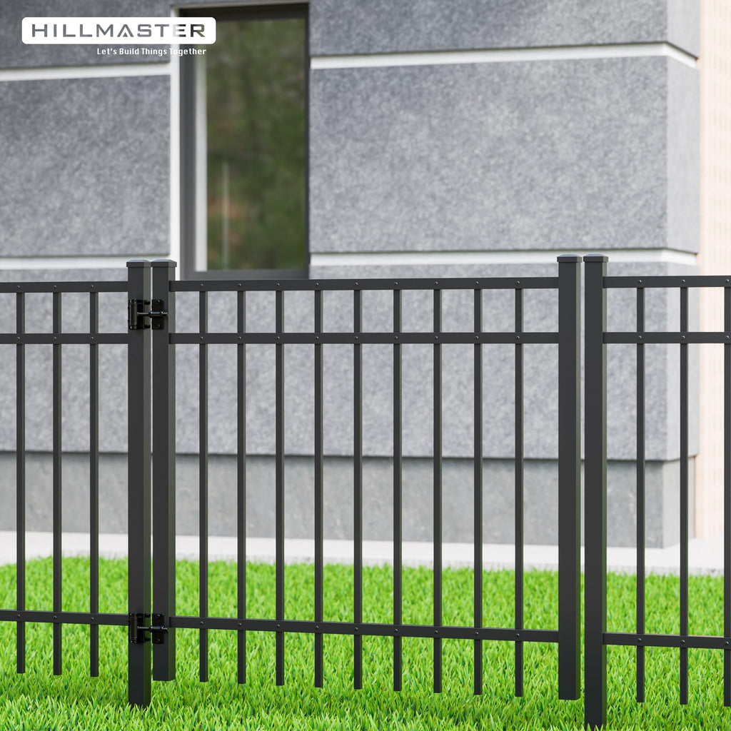Heavy Duty Self Closing Gate Hinges for Metal/Vinyl/PVC/Wood Fence, 90 Degree Narrow Wood Door Hinges with Adjustable