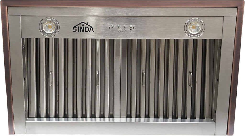 Copper Range Hood Insert