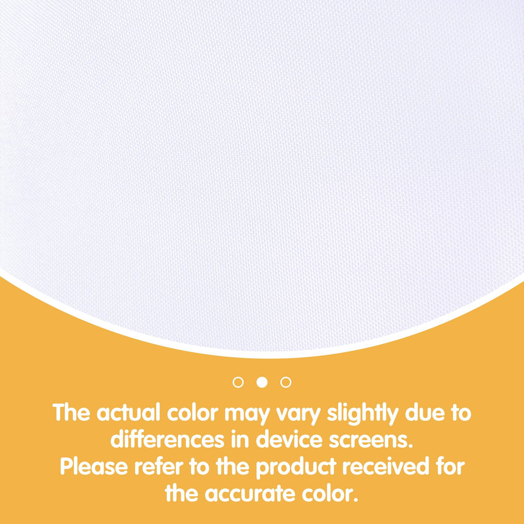 6 Pack White Round Tablecloths 108 Inch for 48" Tables