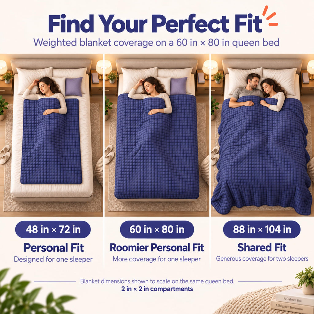 King Size Weighted Blanket for Adults (88x104 Inches, 40 Pounds, Dark Grey), Exclusive Smallest Compartments with