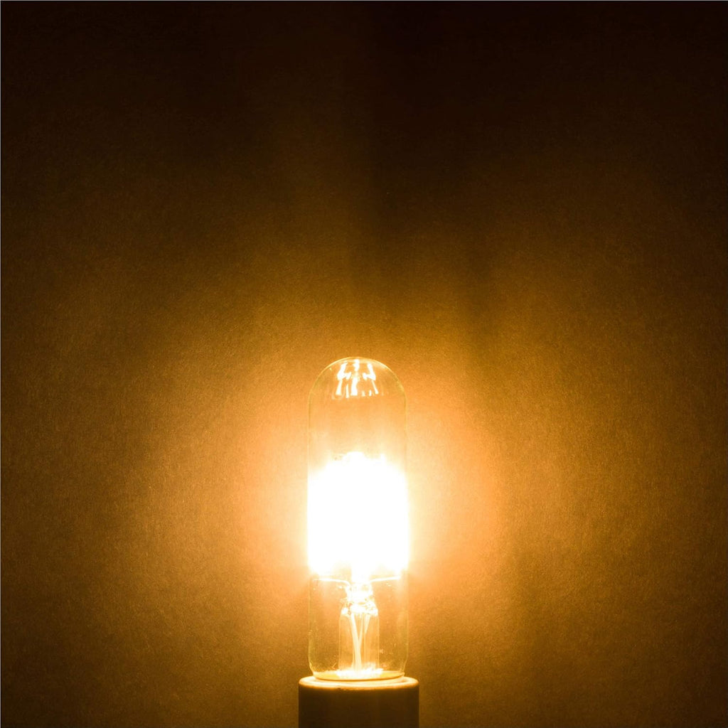 LED T10 Edison Filament 4W 120V Light Bulb E26 2700K, 3 Pack