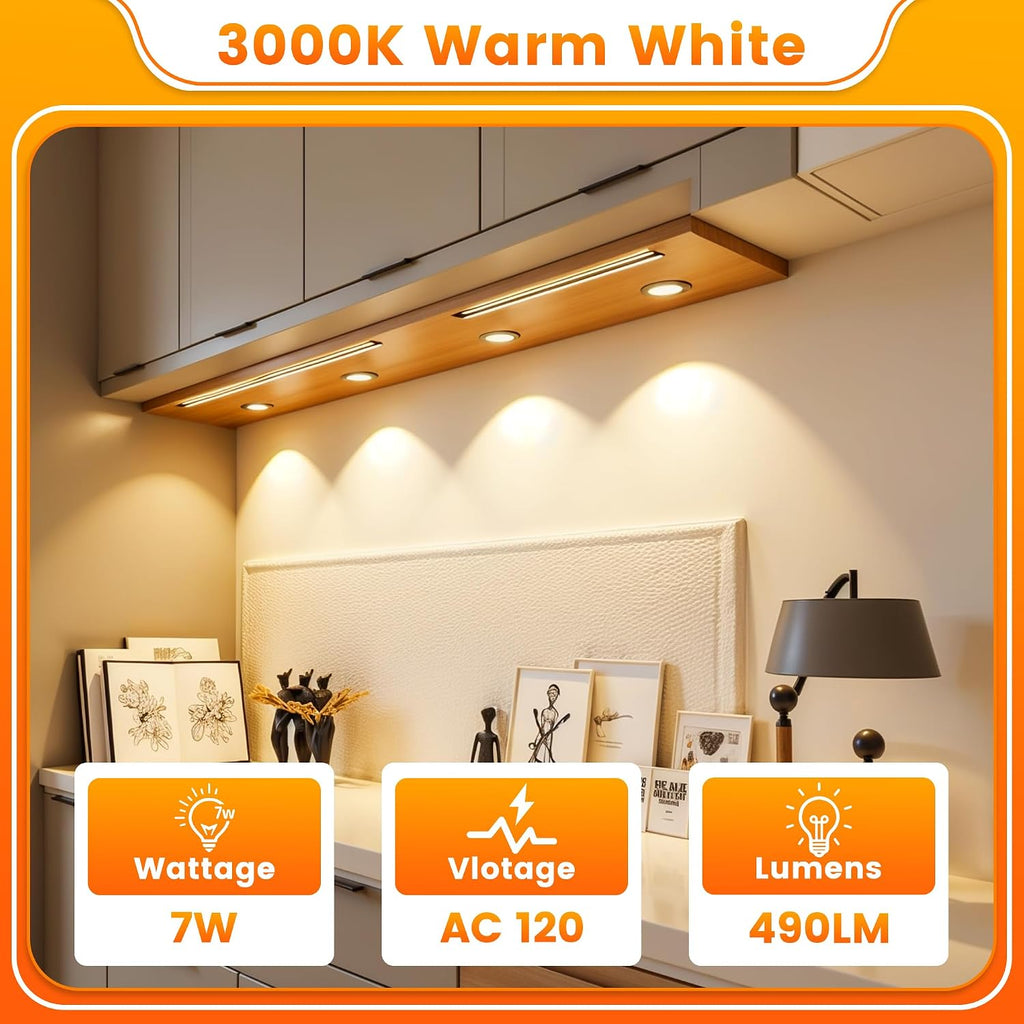 Par20 LED Bulbs, 7W 120V, 2700K, E26 Base, Dimmable, 2 Pack