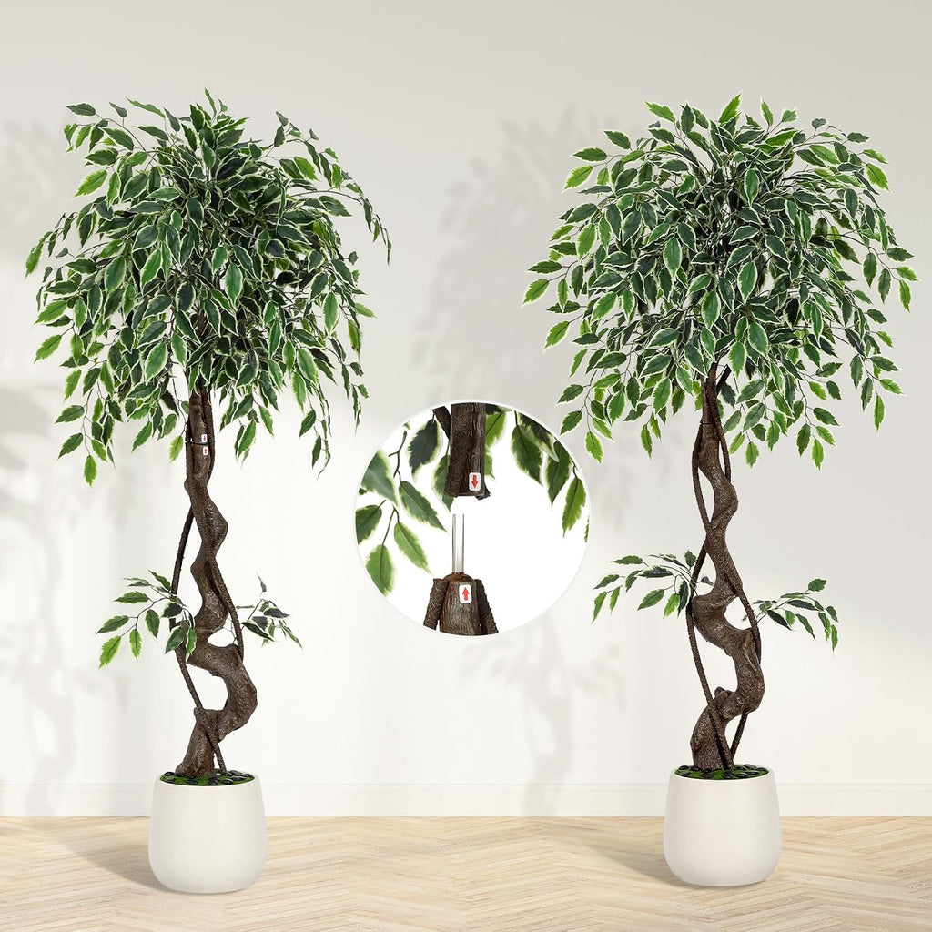 4ft Artificial Ficus Tree Decor Indoor