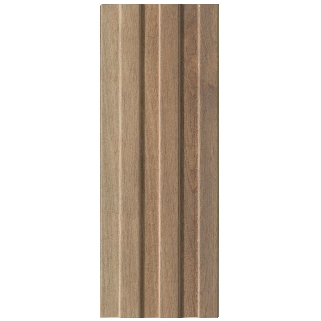 Porcelain Slat Fluted Wood Wall Tile | Serata Vibra Savanna | 6" x 16"