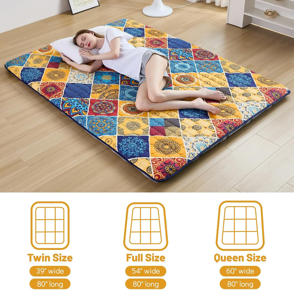 Japanese Floor Mattress, Anti-Slip Japanese Futon