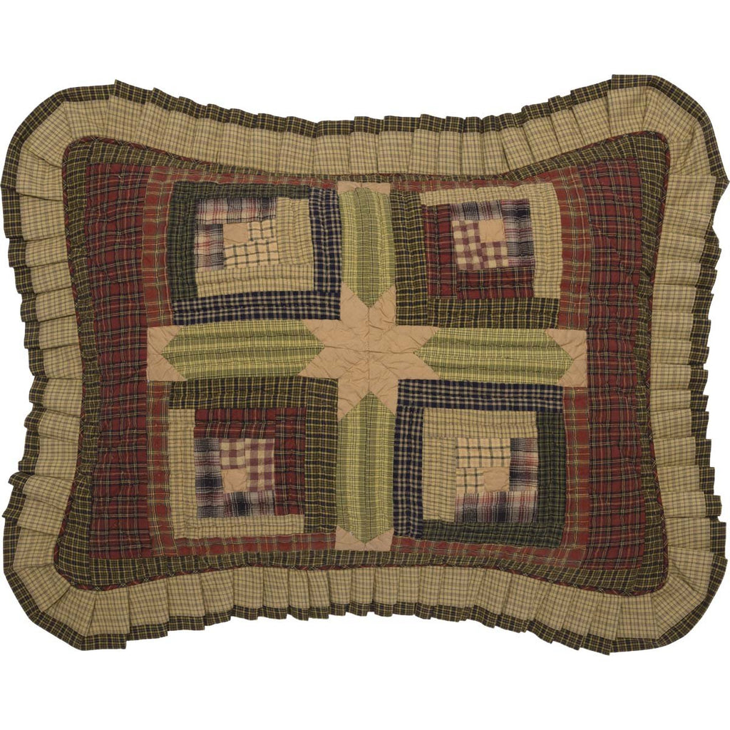 Tea Cabin 3 Piece Quilt Set (1 Quilt, 2 Standard Shams)